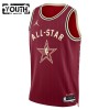 Barn All-Star 2024 Tröja Skräddarsydda Western Conference Röd Swingman
